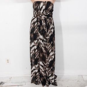 Max & Cleo Strapless Flowy Dress